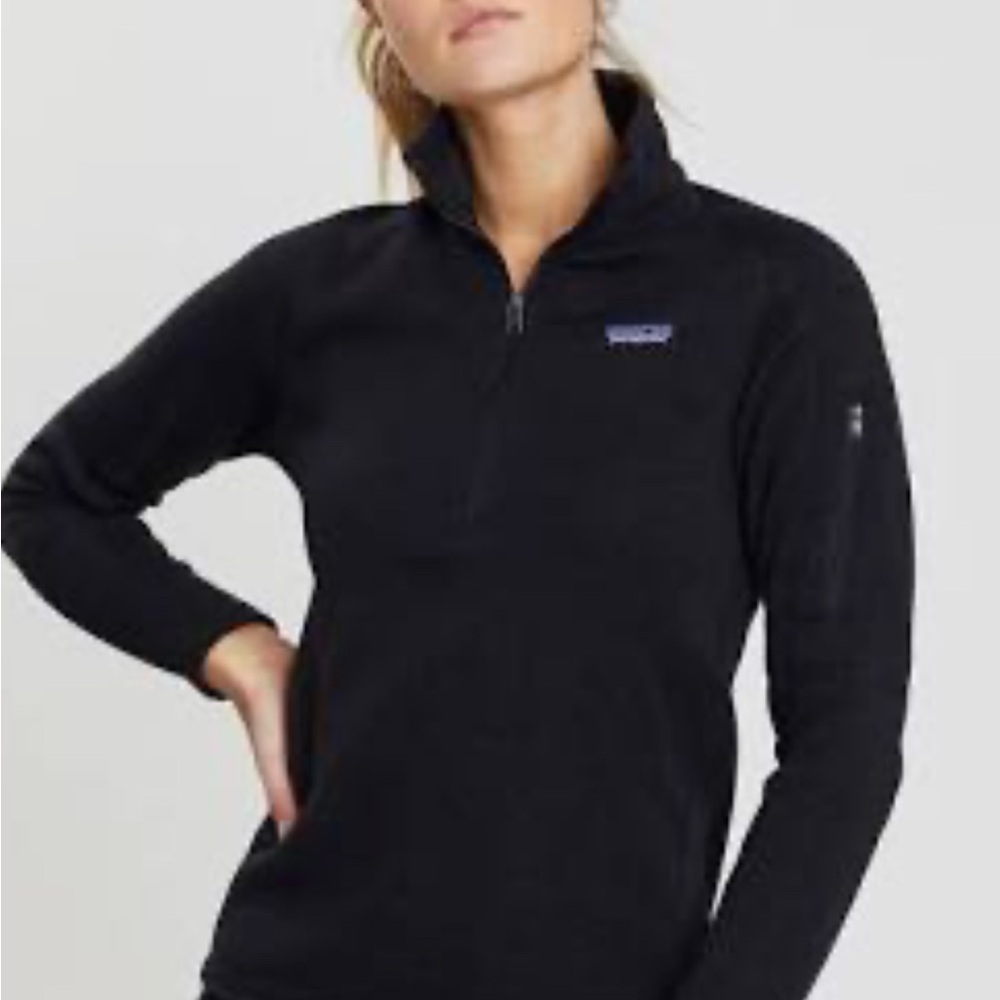 Patagonia Better Sweater 1/4 Zip Black Sweater